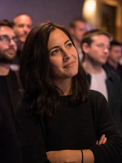 AI-curious community members at a Spark networking night