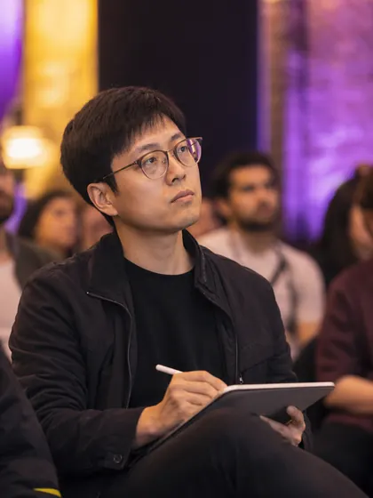 AI researchers at a Spark event